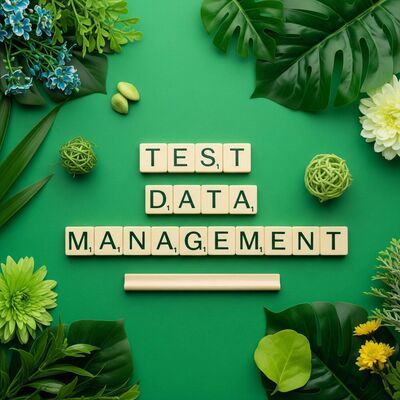Titelbild zu nachhaltigem Testdatenmanagement (KI-generiert)